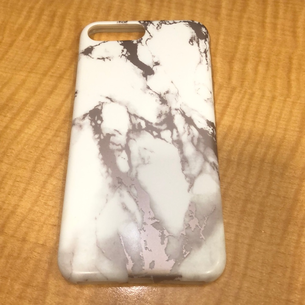 Rose Gold Marble Iphone 8 plus case